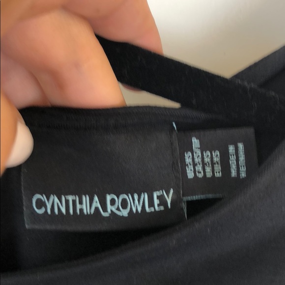 Cynthia Rowley Black fit and flare dress - Picture 3 of 4
